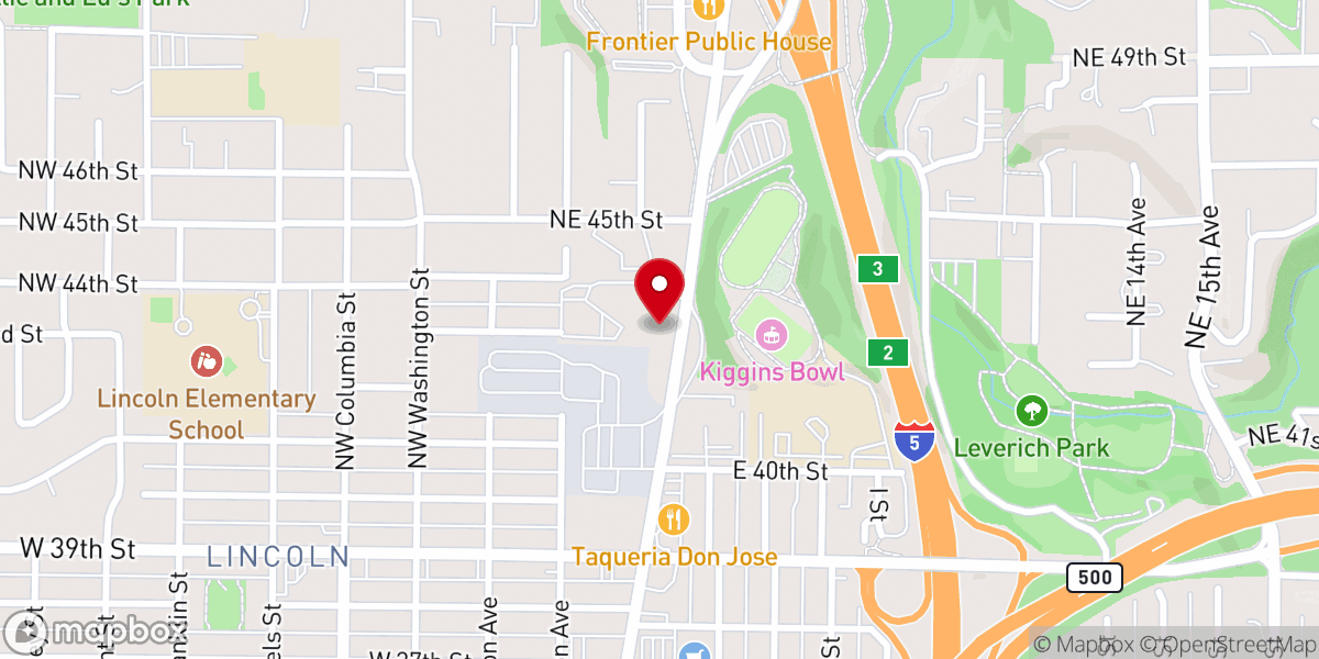 Map showing location of First Presbyterian Church