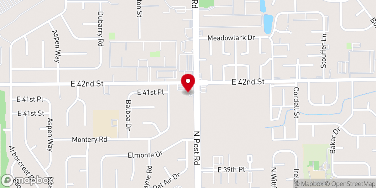 Map showing location of Capital City Church of Christ
