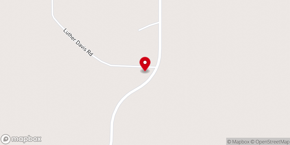 Map showing location of Temple Love MB Church