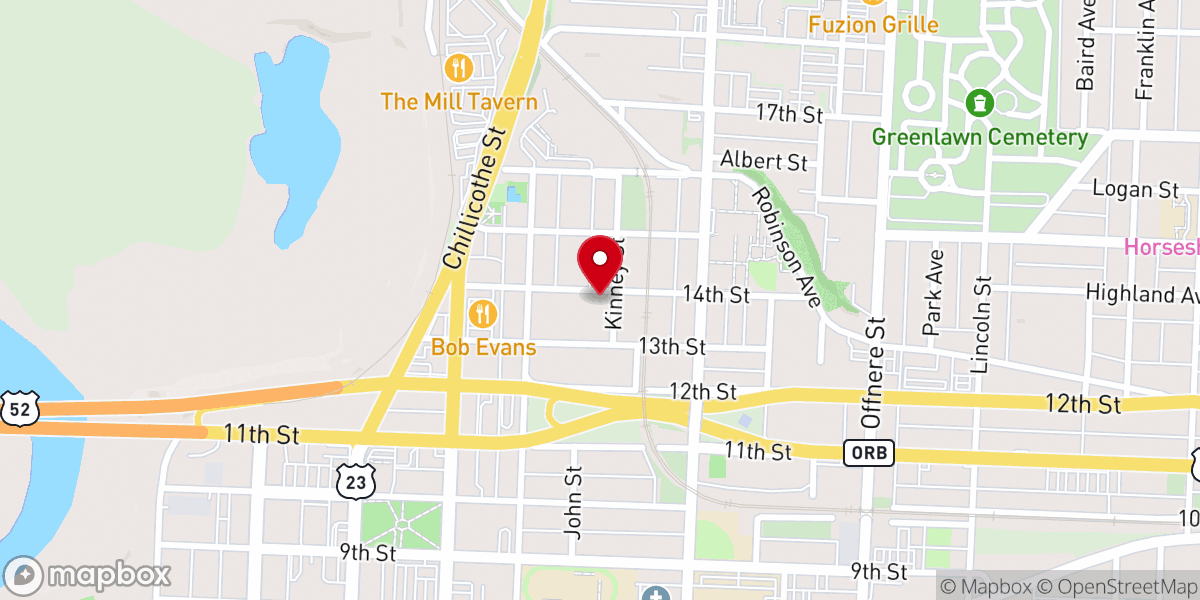 Map showing location of Living Faith Temple