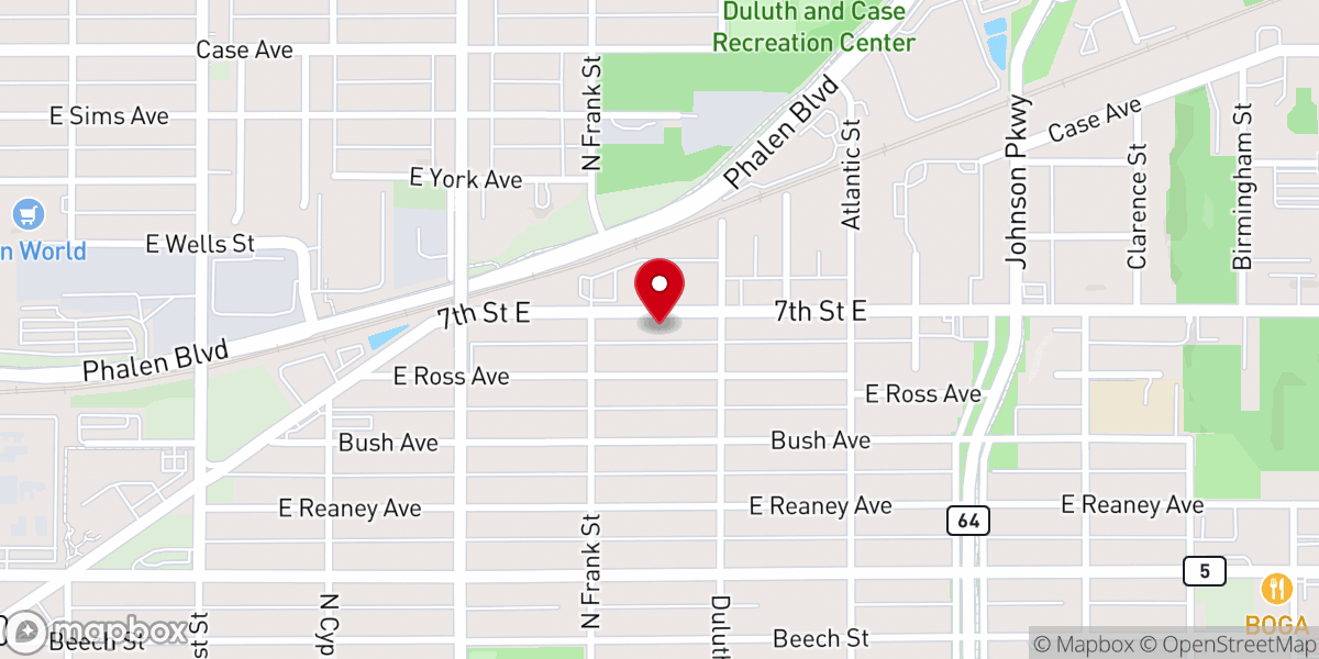 Map showing location of Christ Miracle Church Mission (CMCM) Worldwide, Twin Cities, Minnesota
