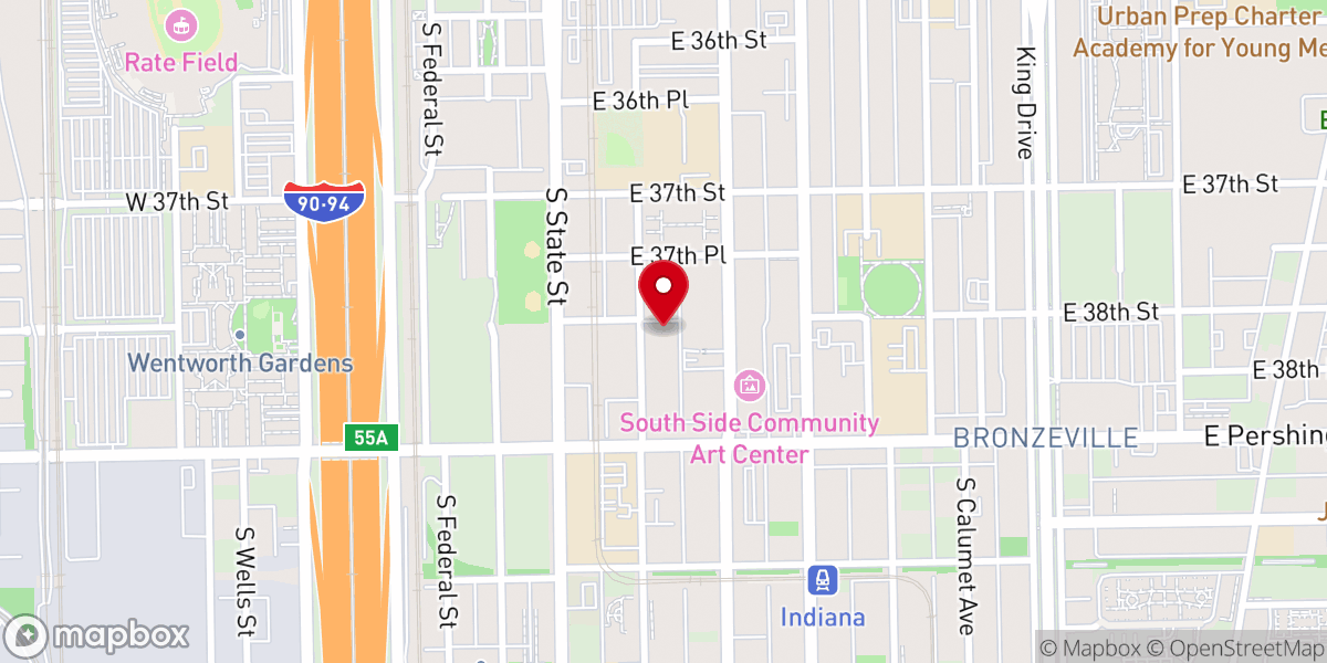 Map showing location of St Thomas Episcopal Church Endowment Fund Trust