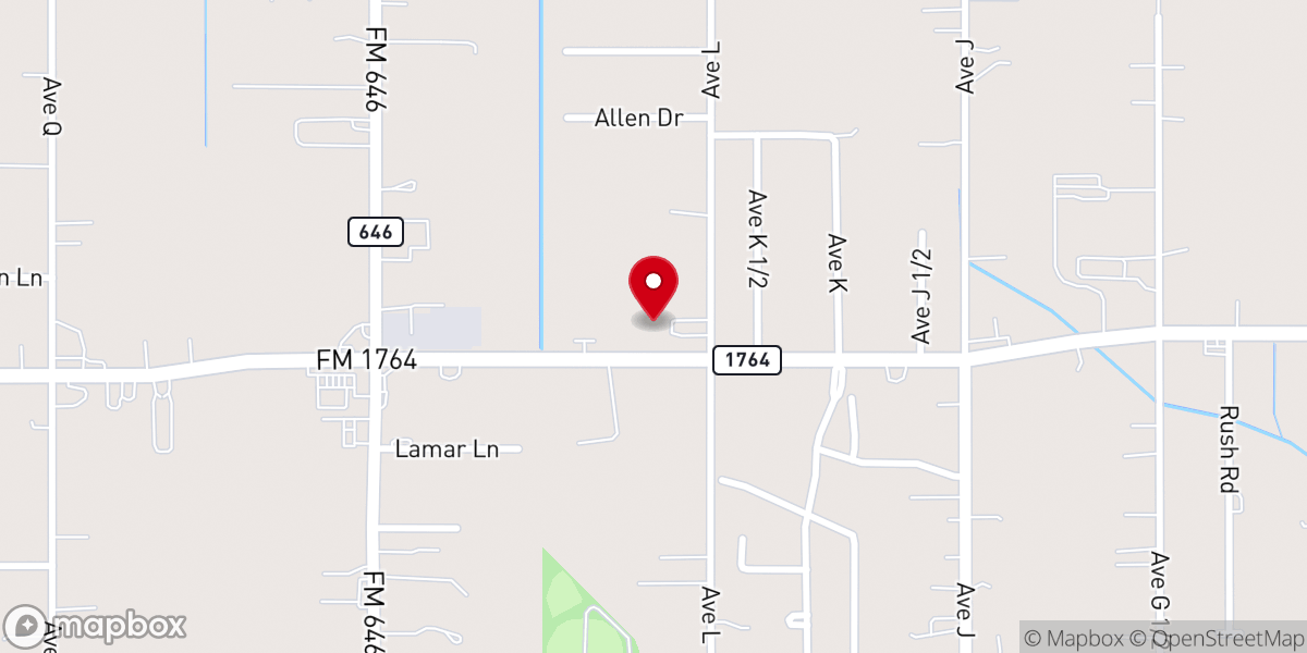 Map showing location of Marantha Christian Center
