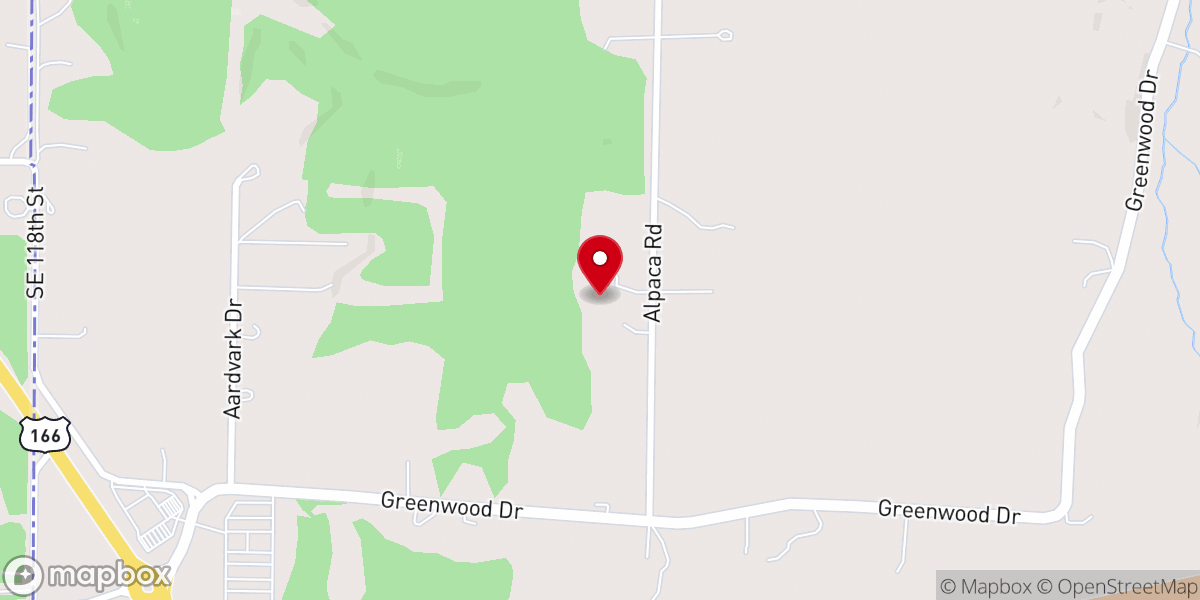 Map showing location of Whispering Woods Venue