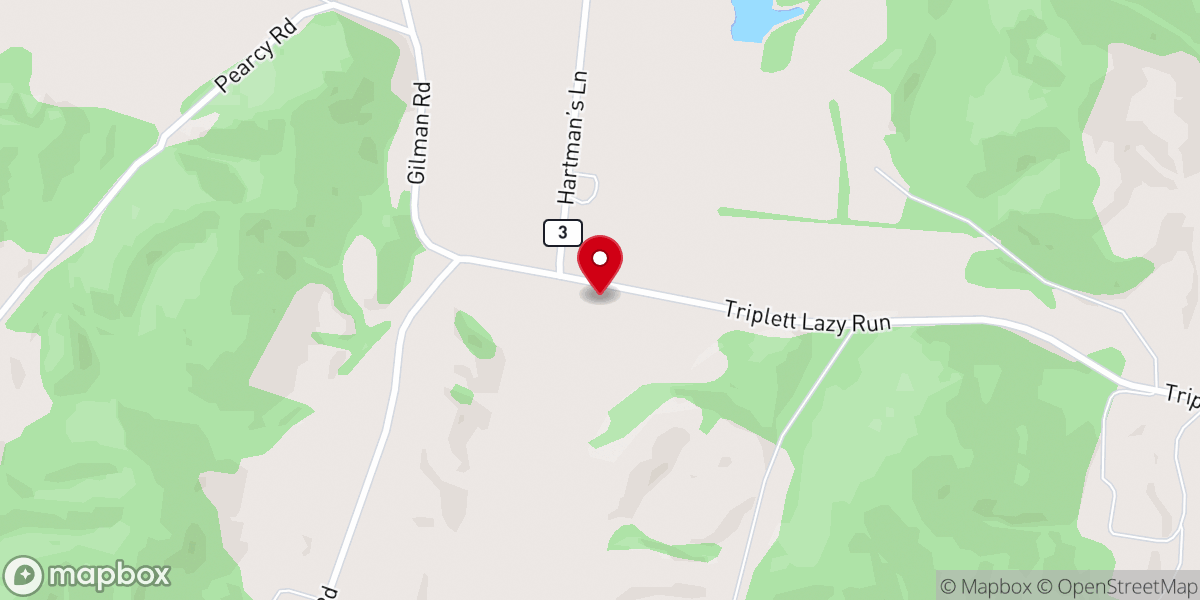Map showing location of Kerens Off Road