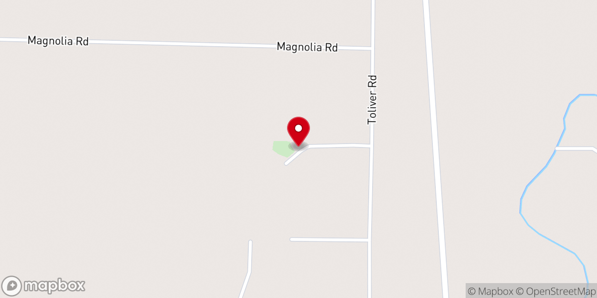Map showing location of Strangers Rest Church