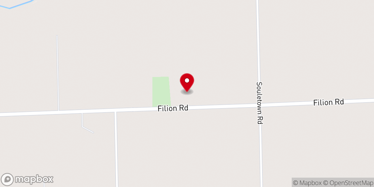 Map showing location of Chandler Church