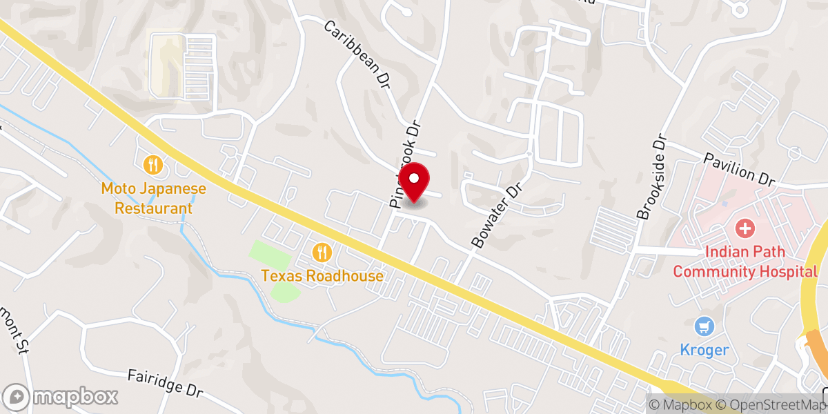 Map showing location of Bethel Apostolic Church