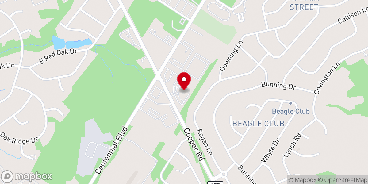 Map showing location of Hope United Methodist Church - Food Distribution Center