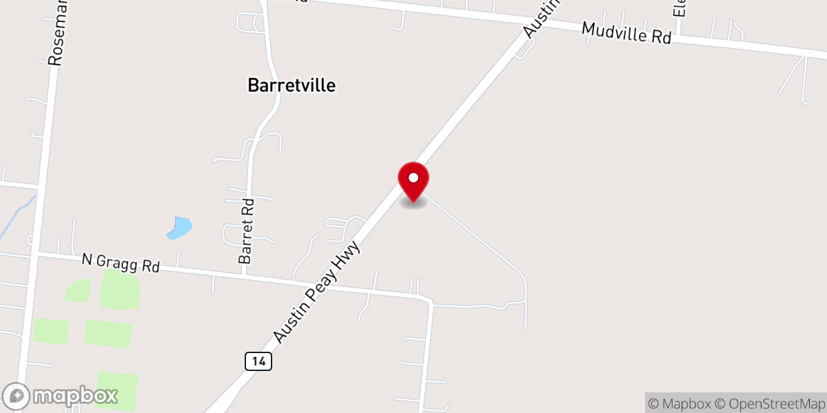 Map showing location of Friendship Harbor Church