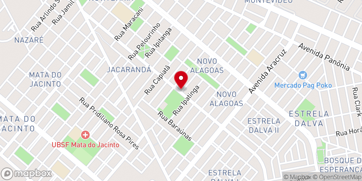 Map showing location of Igreja Evangélica Pentecostal Nos Braços Do Pai Acolhidos Por Ele