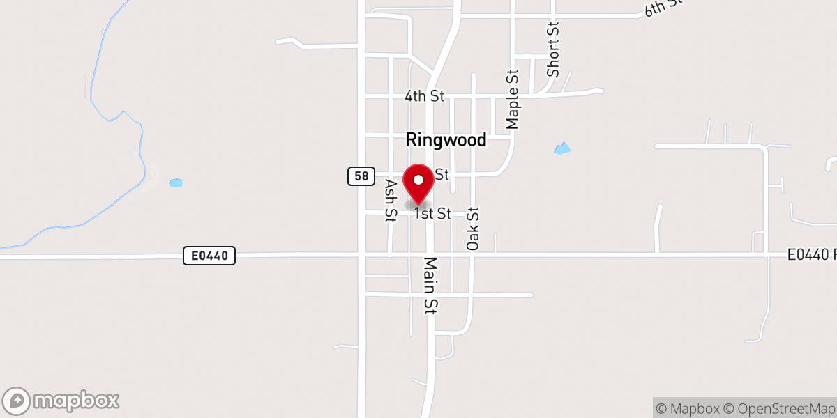 Map showing location of Methodist Church