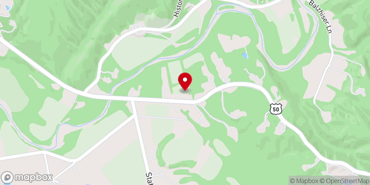 Map showing location of Stonelick Valley Missionary Church