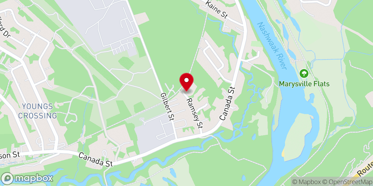 Map showing location of Christ Community Church