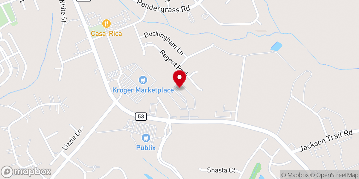 Map showing location of New Community Church