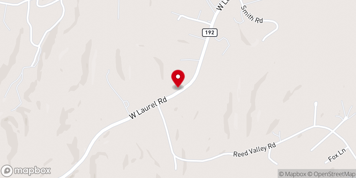 Map showing location of Sublimity Church