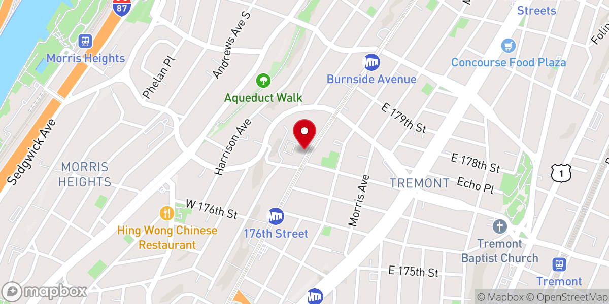 Map showing location of Susan's Place Health Center