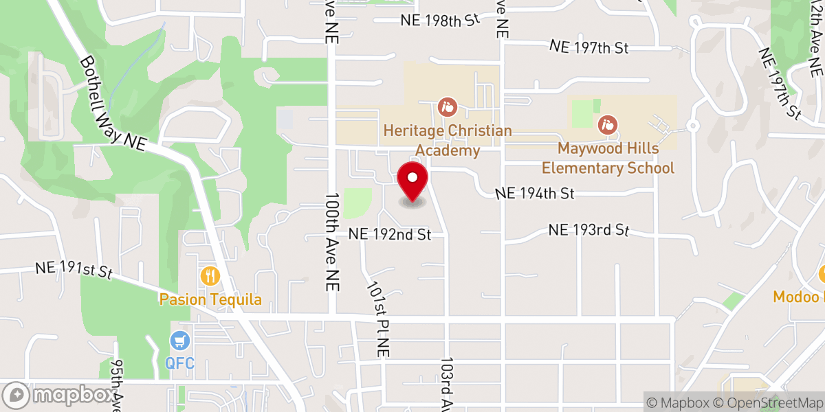 Map showing location of St. Brendan Catholic Church