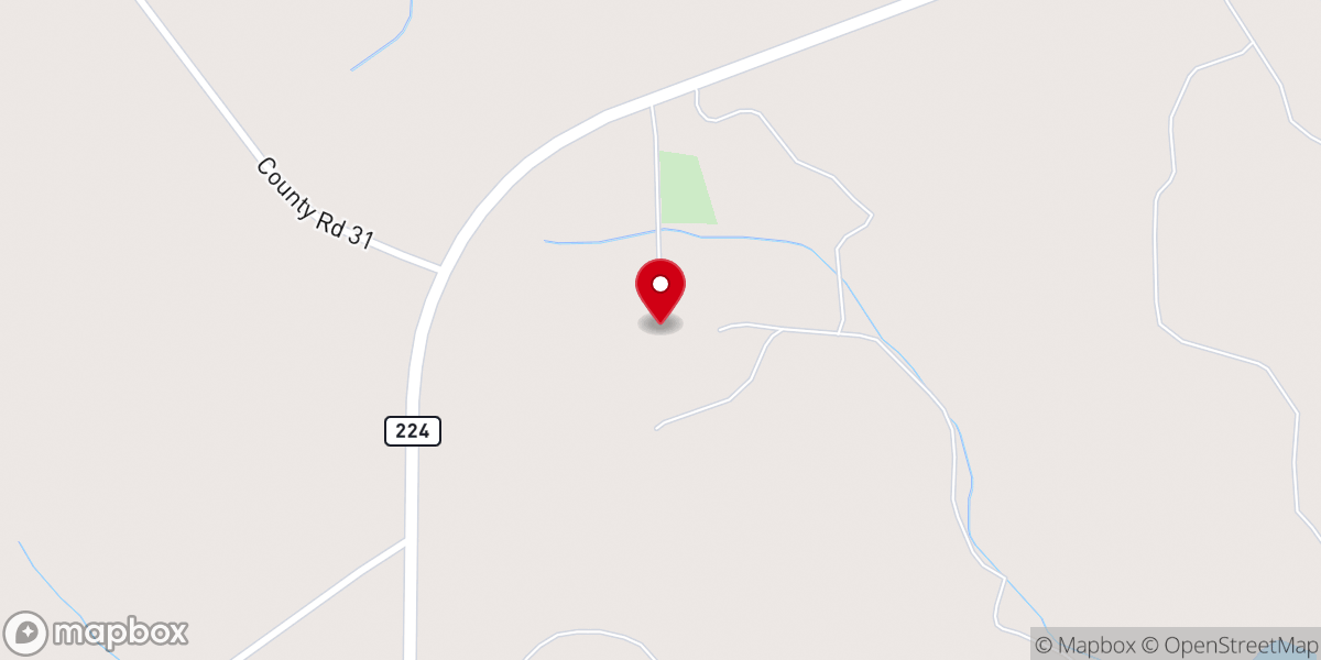 Map showing location of Belvin AME Church