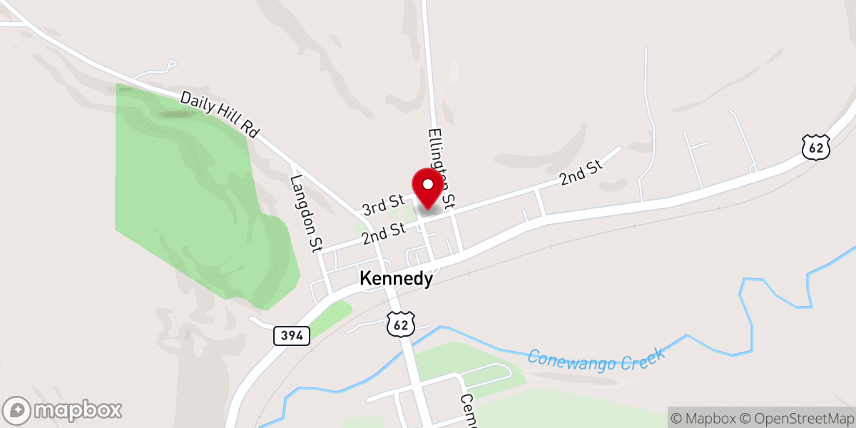 Map showing location of United States Postal Service