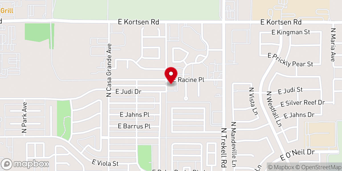 Map showing location of Church of Christ