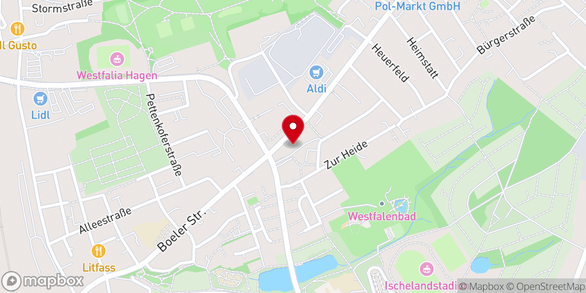 Map showing location of Katholische Pfarrgemeinde St.Meinolf