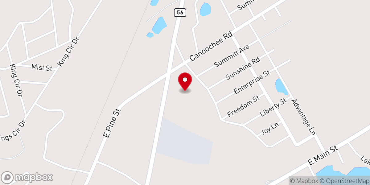 Map showing location of Jesus Saves Church (Baptist)