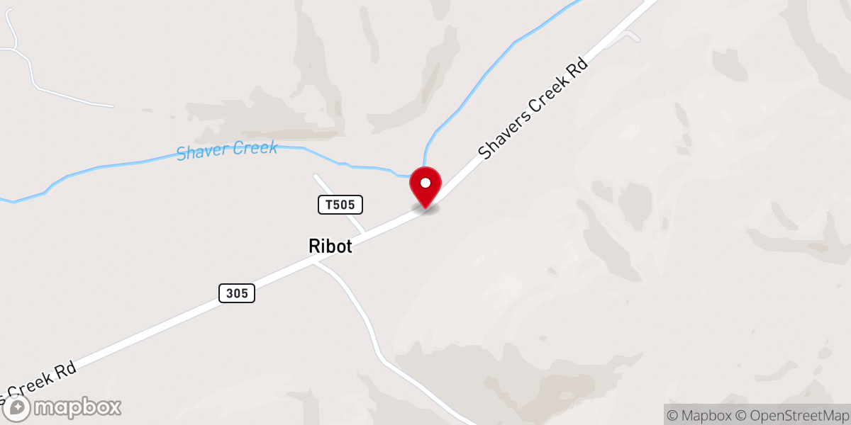 Map showing location of Petersburg Bethel Manse
