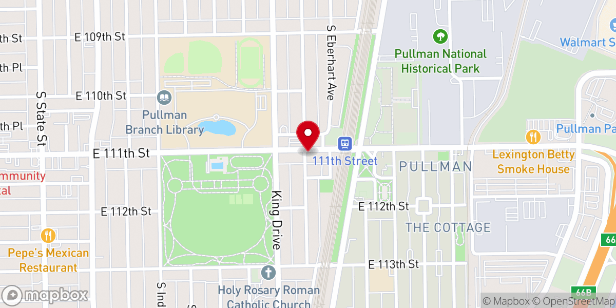 Map showing location of Zion Healing Temple