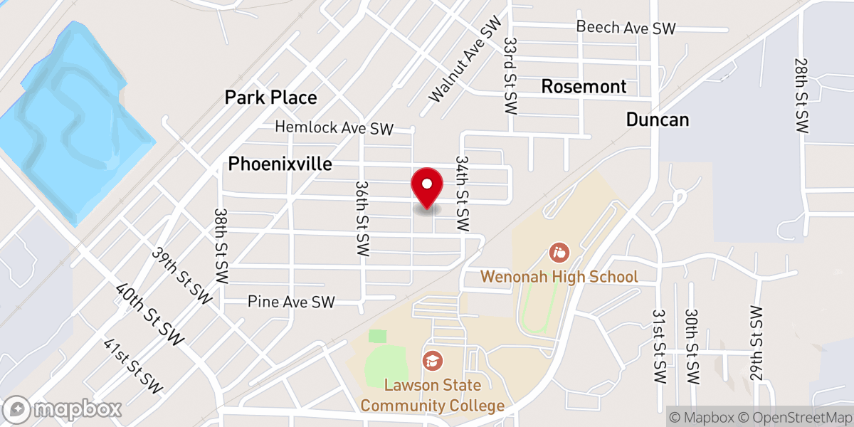 Map showing location of Mt. Zion Missionary Baptist Church Riley