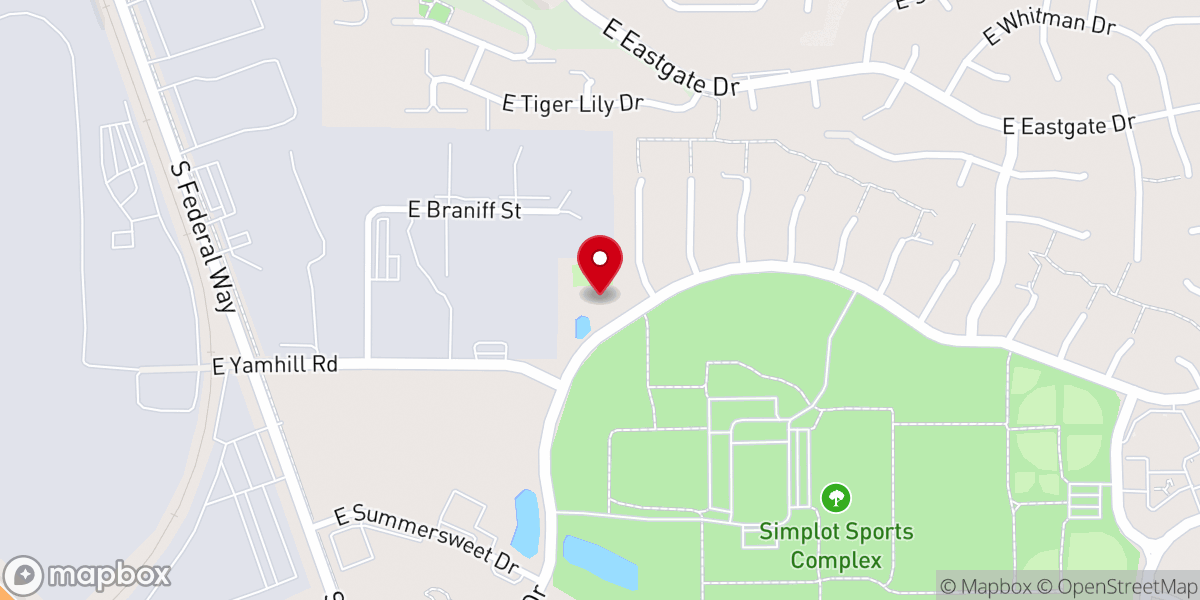 Map showing location of Columbia Heights Baptist Church