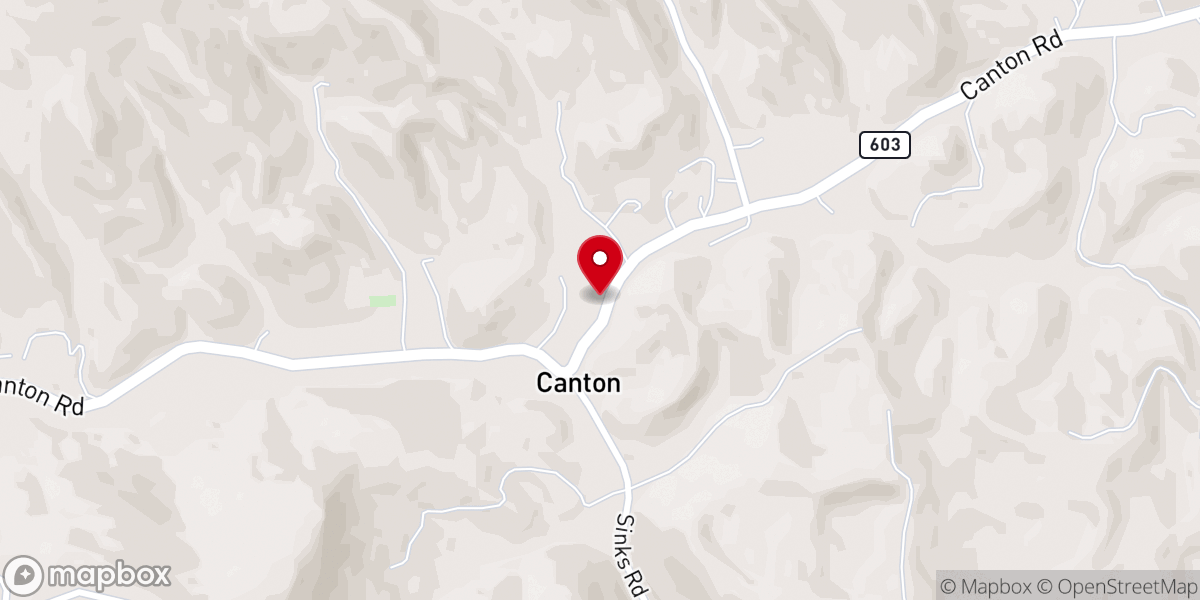 Map showing location of Burke's Union Primitive Baptist Church