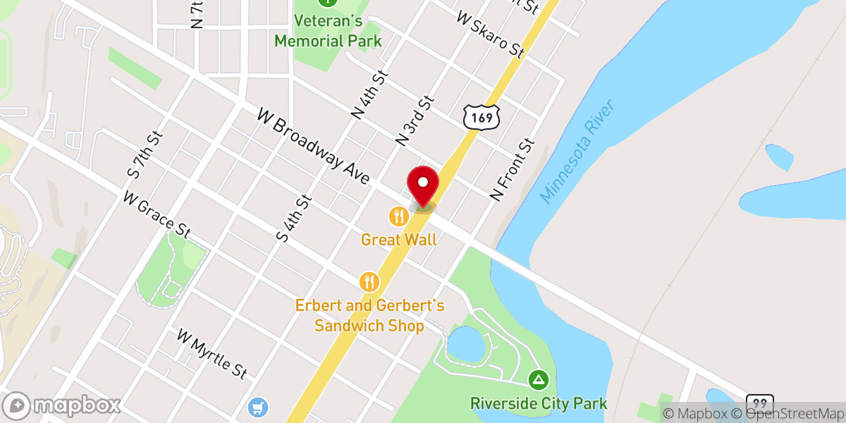 Map showing location of St Peter