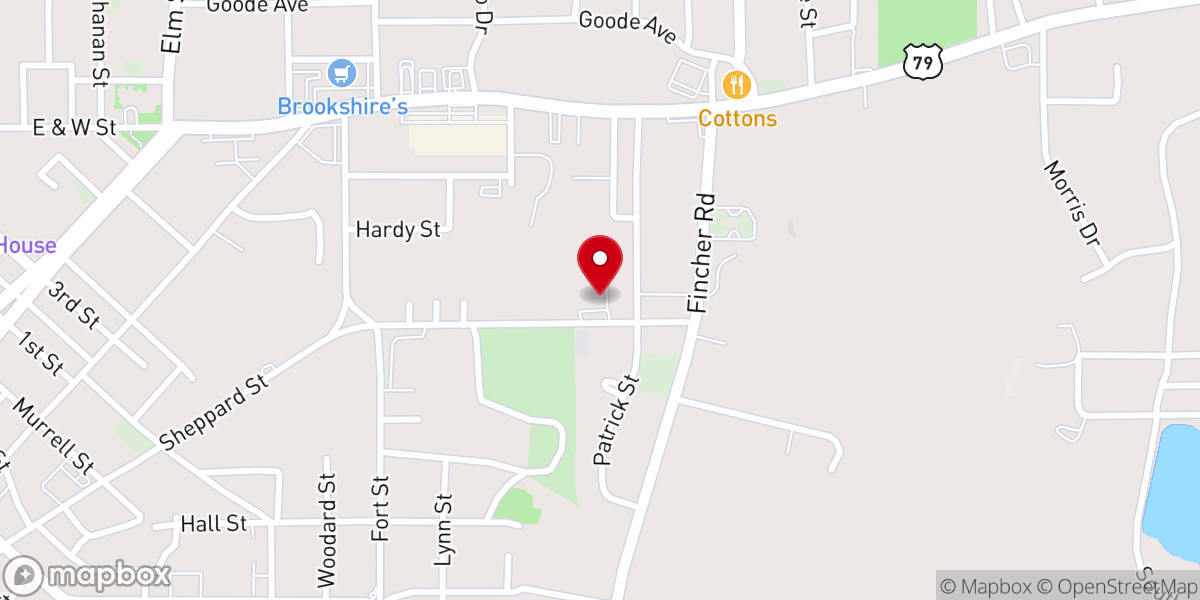 Map showing location of WebsterCOA