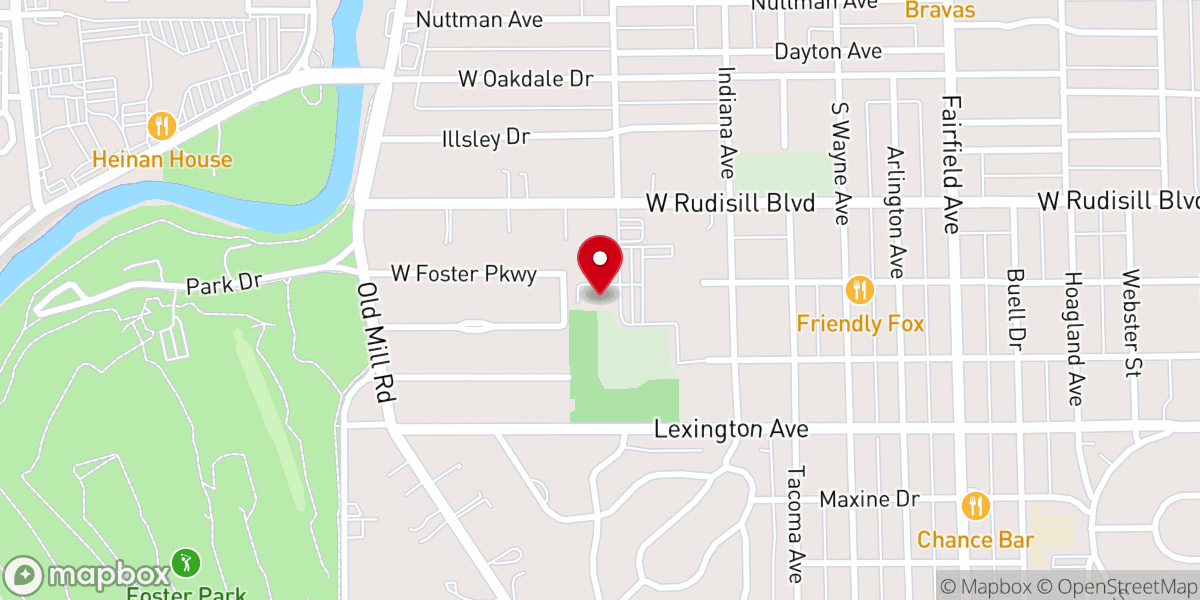 Map showing location of Retreat Center