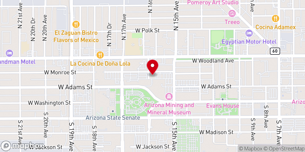 Map showing location of Mater Misericordiae Catholic Church