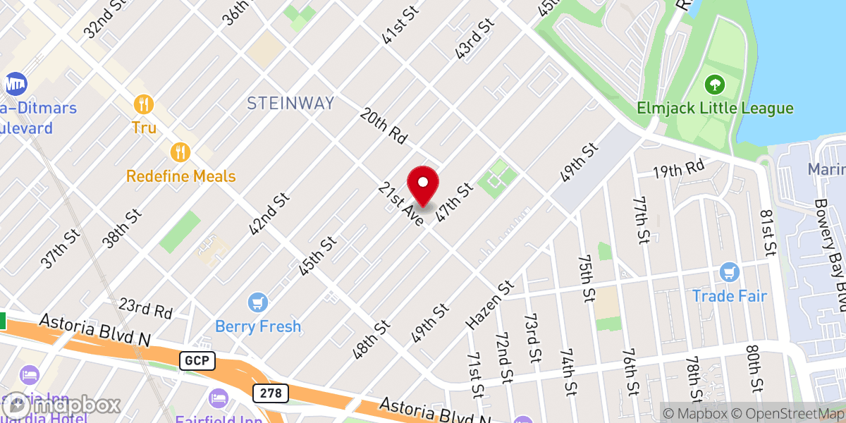 Map showing location of St Francis of Assisi Parish Church