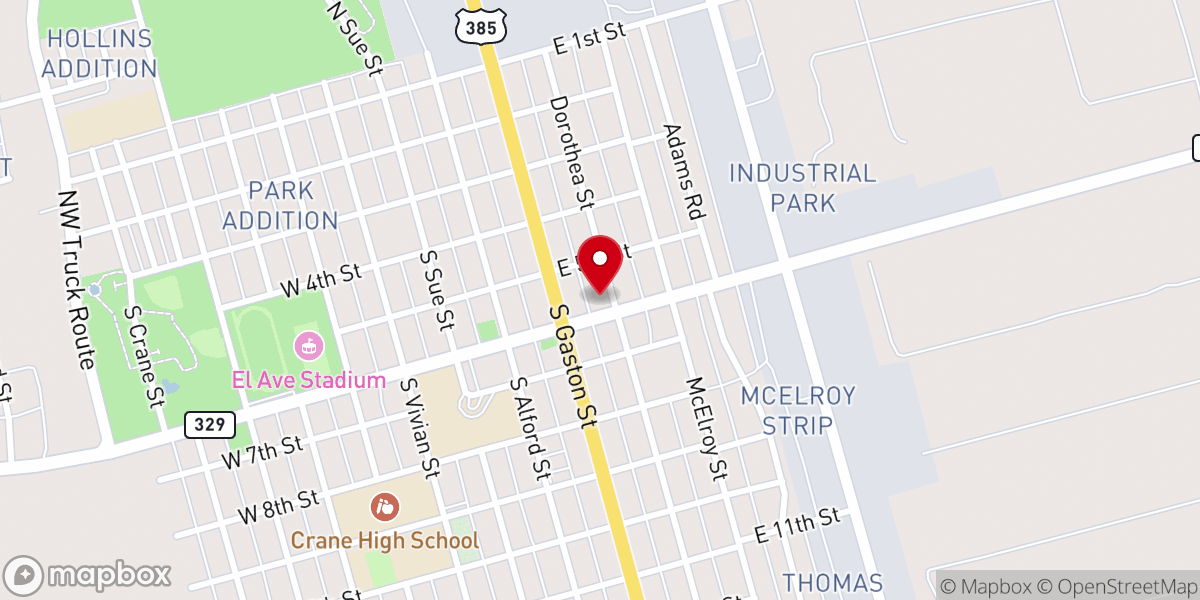 Map showing location of El Rey Sol