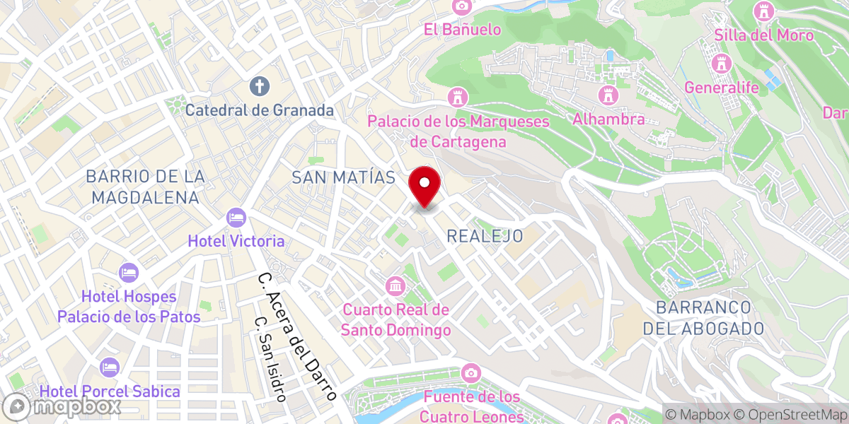 Map showing location of Pje. Ermita