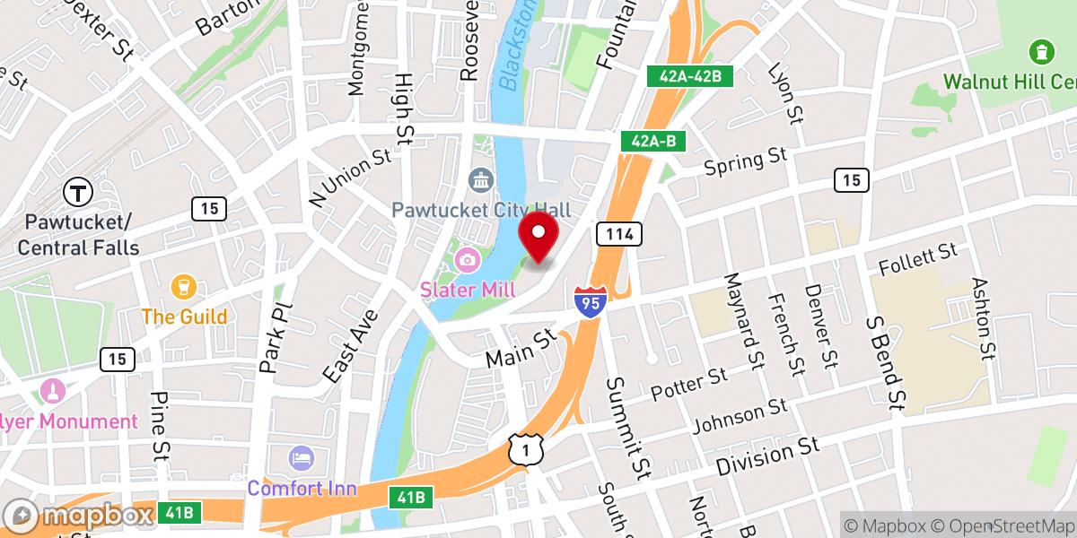 Map showing location of God's Purpose Church