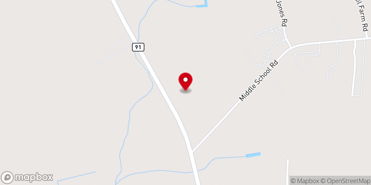 Map showing location of New Direction Church