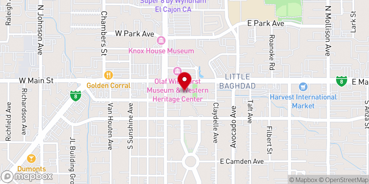 Map showing location of Kaleo Church