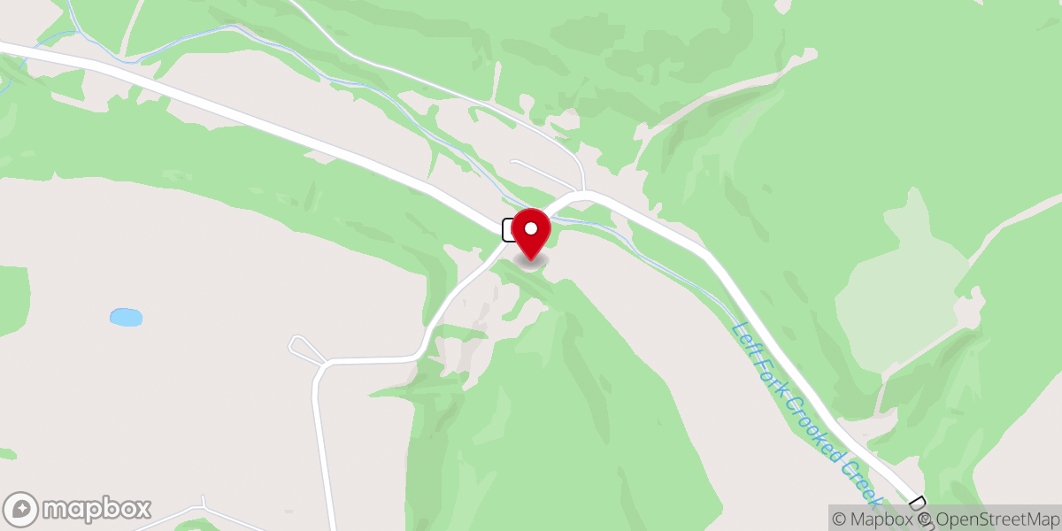 Map showing location of Mary Chapel United Baptist Church