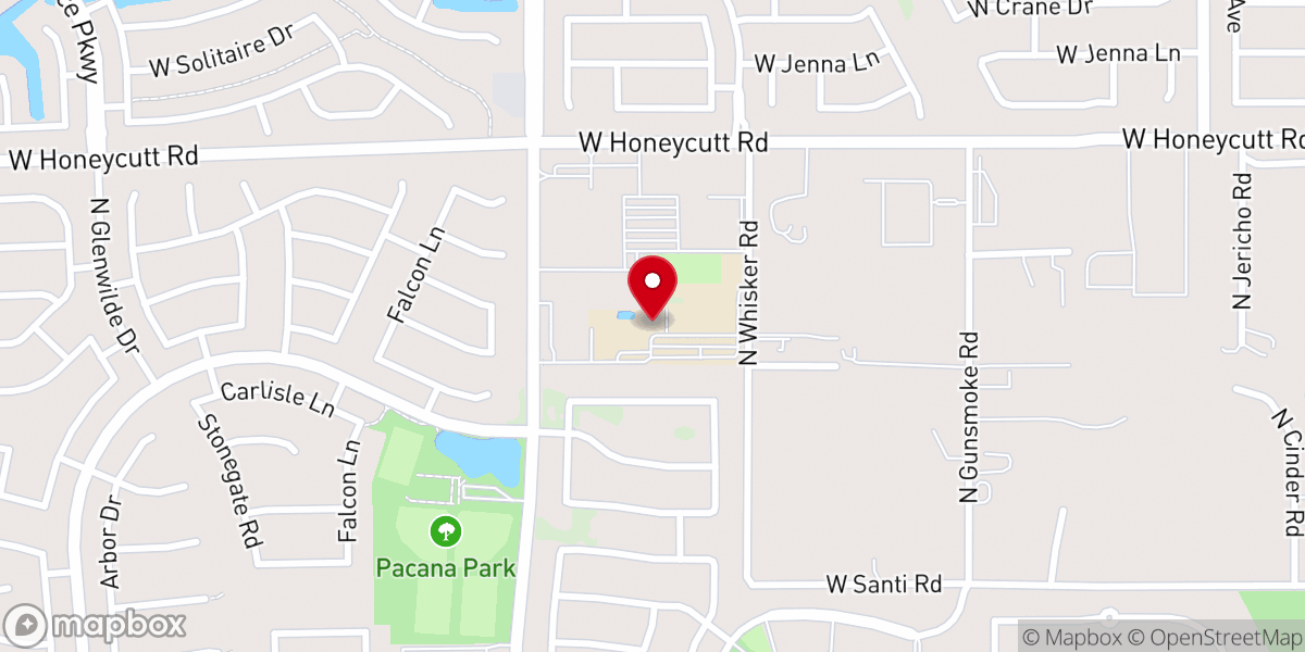 Map showing location of Sequoia Pathway Academy