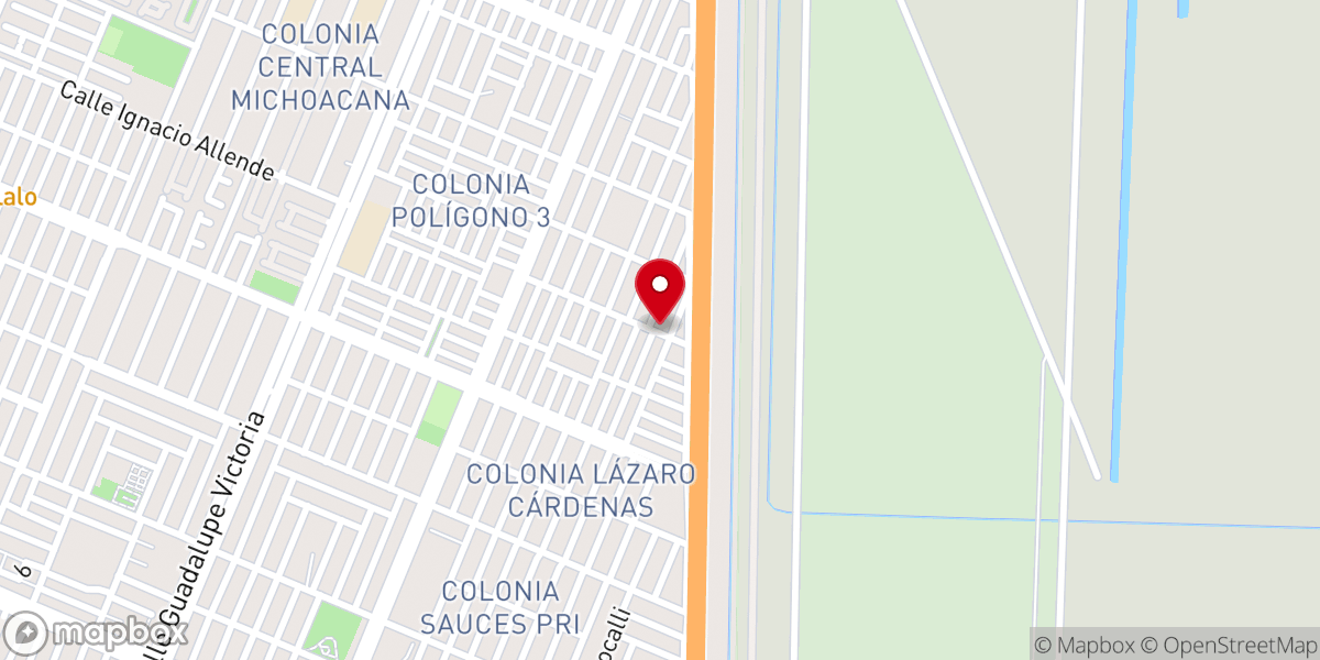 Map showing location of Templos GYM