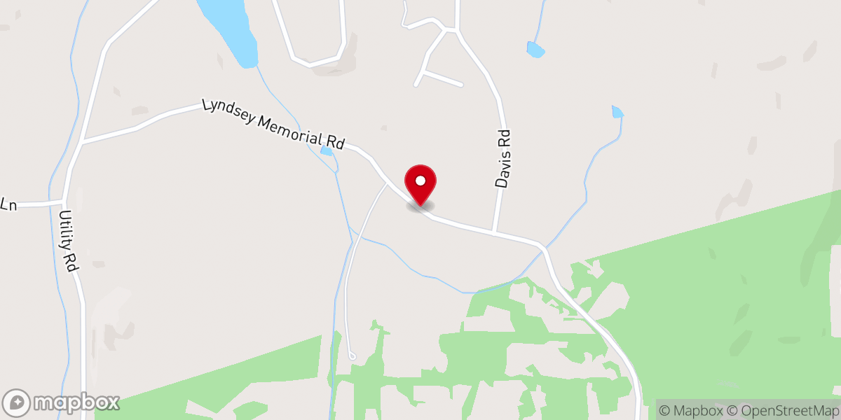 Map showing location of Calvary Chapel