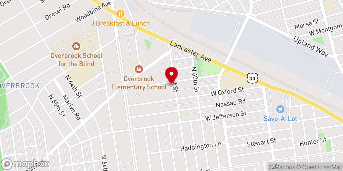 Map showing location of Freedom Christian Bible