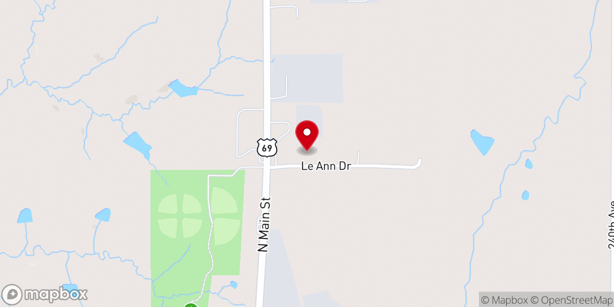Map showing location of Christsway Church