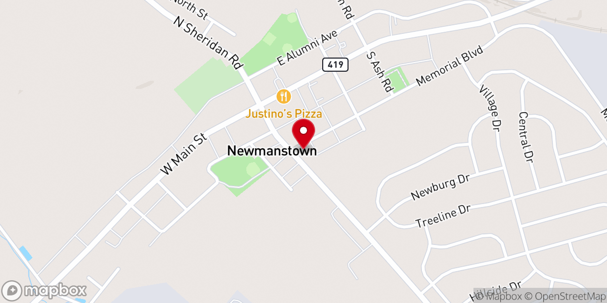 Map showing location of New Life Fellowship