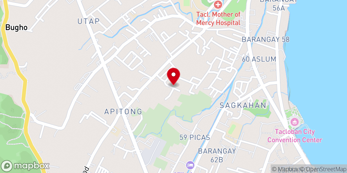 Map showing location of Community House of Prayer